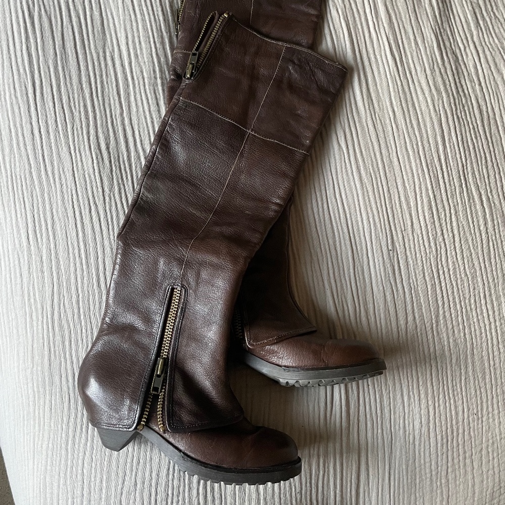 ASH Over The Knee Brown Boots Size 6